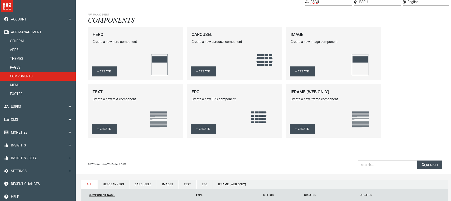 Customer Portal Components Example