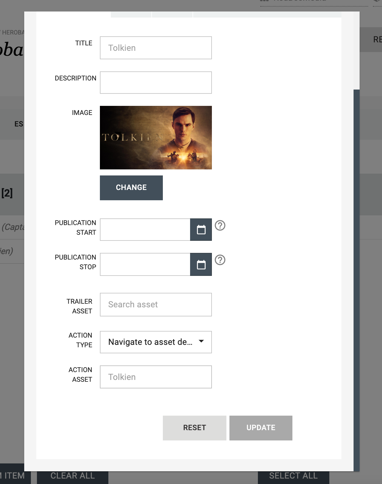 Customer Portal Hero Component Asset Example