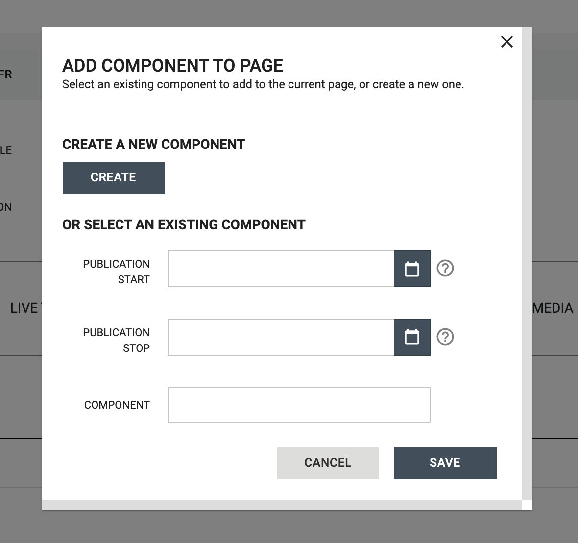 Customer Portal Page Components